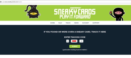 Sneaky Cards Tracking